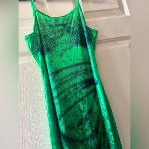 Brand New gorgeous  printed maxi velour dress.